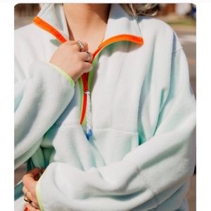 Urban Outfitters Ethan Fleece Half Zip Popover S